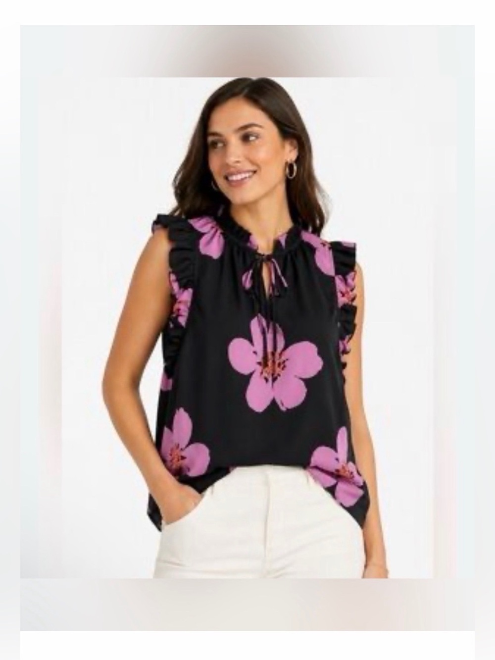 KATE SPADE FLORAL BLOUSE